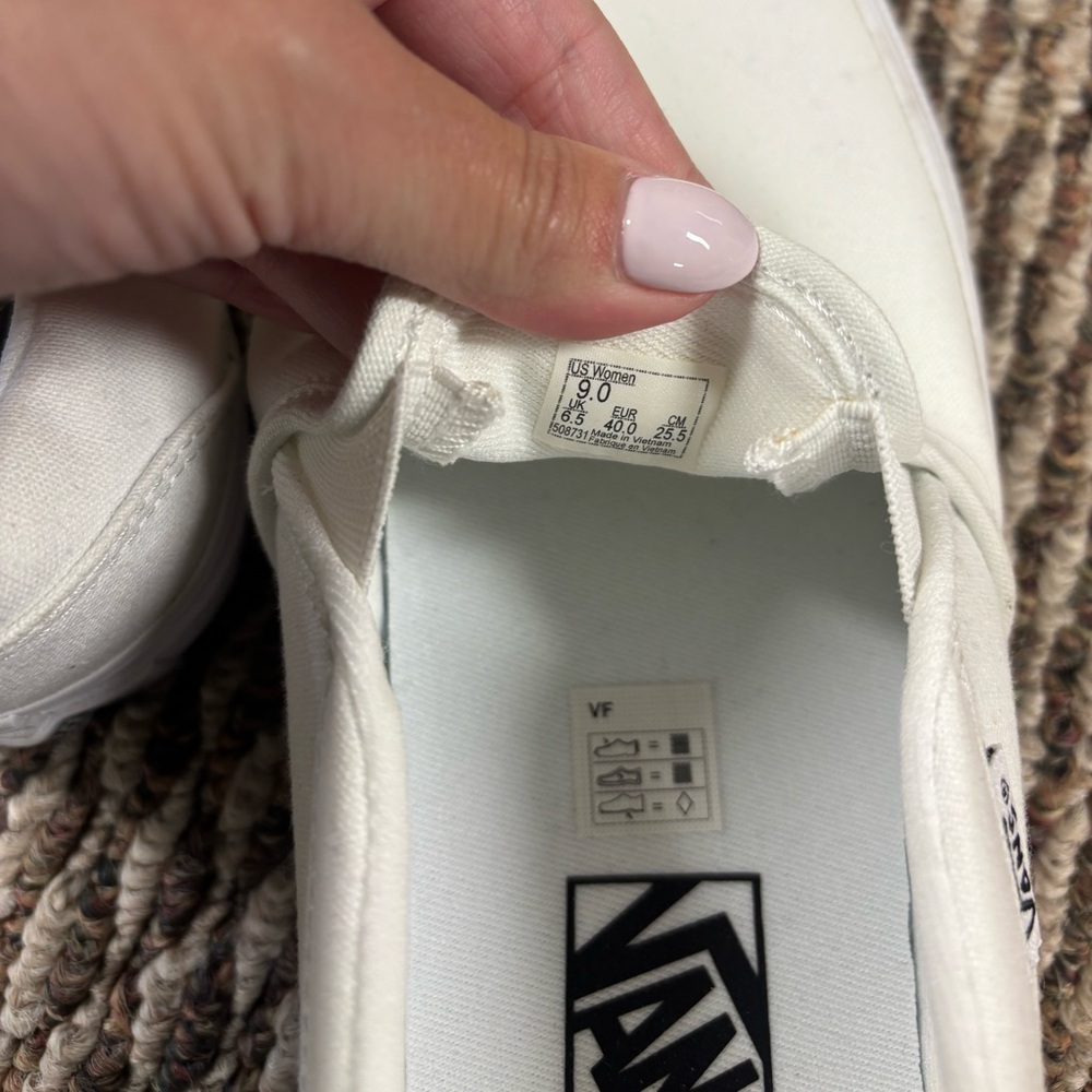 Vans Classic White Slip-On Sneakers - Picture 3 of 3